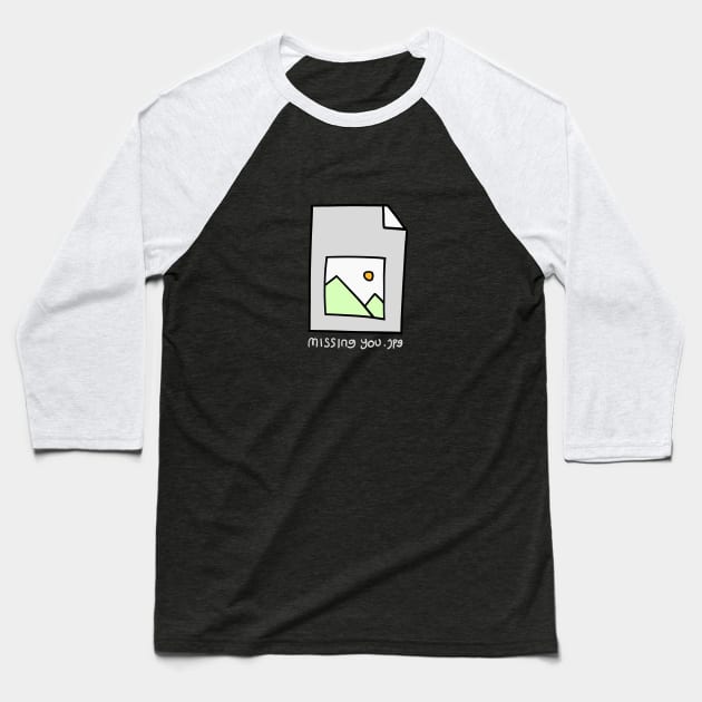 jpg icon aesthetic Baseball T-Shirt by me and dinosaur